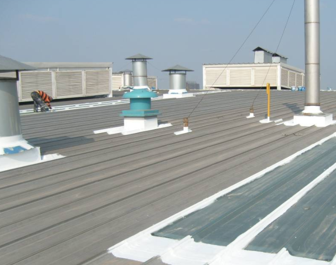 上海合肥联想工厂的厂房屋面八万平方